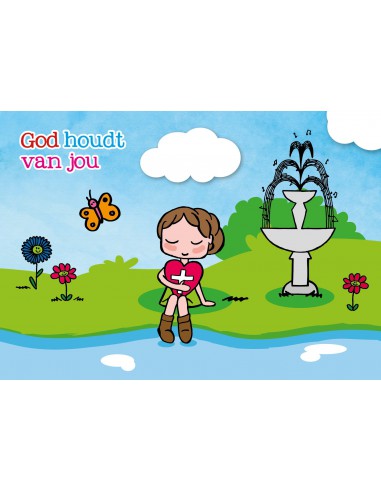 Kaart God houdt van jou