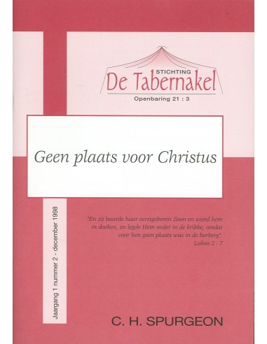 Geen plaats voor Christus