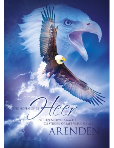 Poster Hopen op de Heer Arend 50 x 70 cm