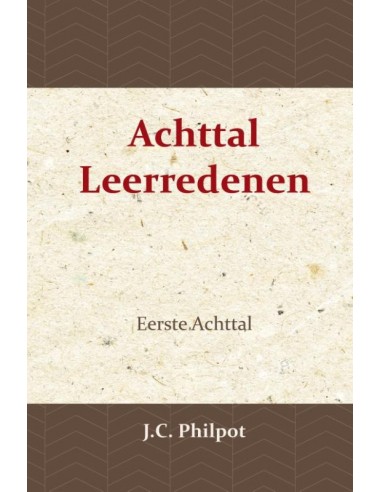 Eerste Achttal Leerredenen