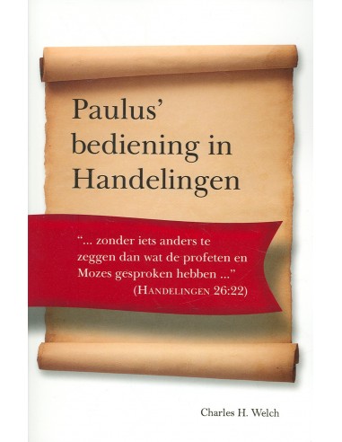 Paulus bediening in handelingen