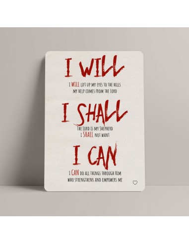 I Will, I Shal, I Can