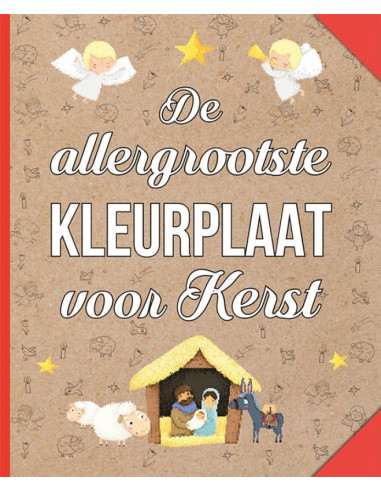 Allergrootste kleurplaat voor kerst