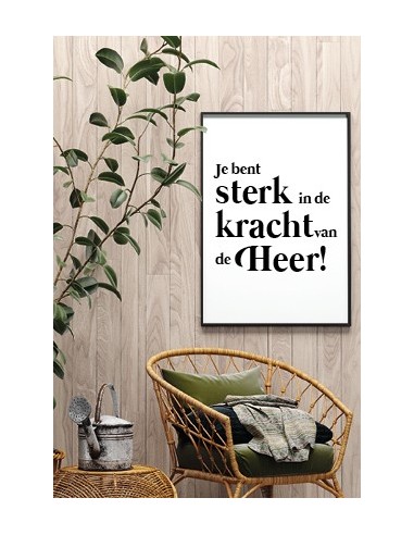 Wenskaart je bent sterk