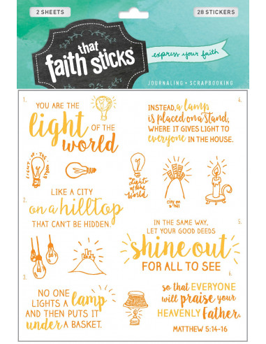 Stickers matthew 5:14-16