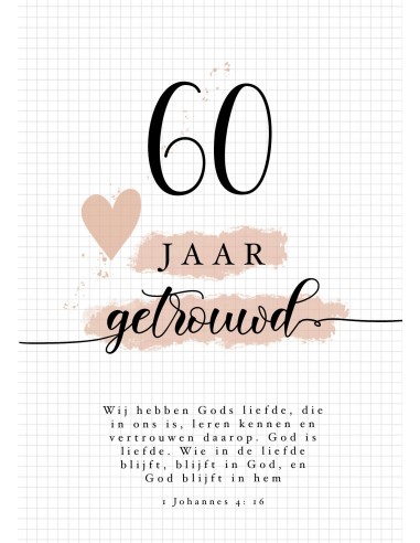 60 jaar getrouwd