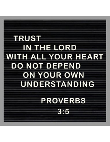 Kaart trust in the Lord