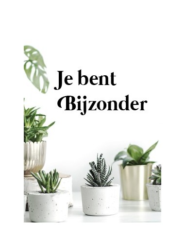 Wenskaart je bent bijzonder