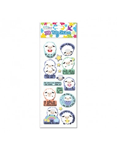 Puffy Stickers Lamb Series