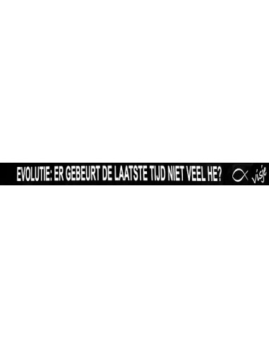 Sticker visje evolutie er gebeurt de laa