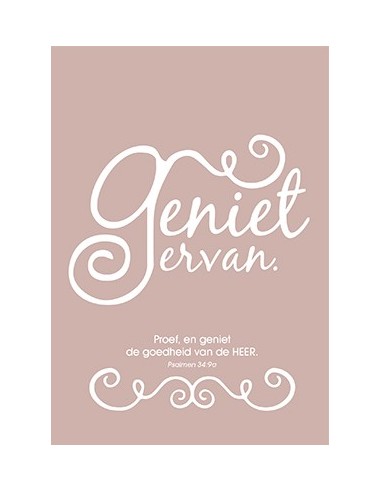 Wk puur geniet ervan. Proef en geniet de