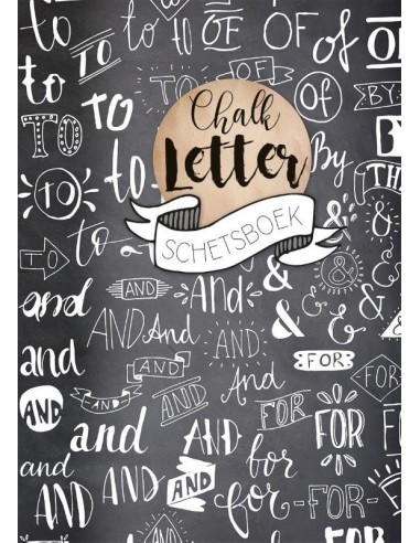 Chalkletter schetsboek