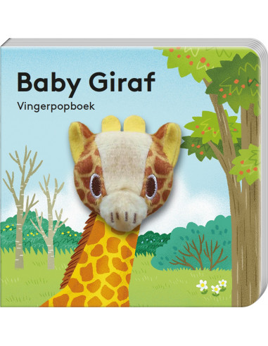 Vingerpopboekje Baby Giraf