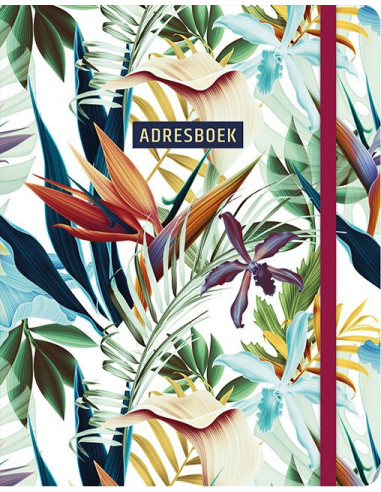 Adresboek (groot) Tropical