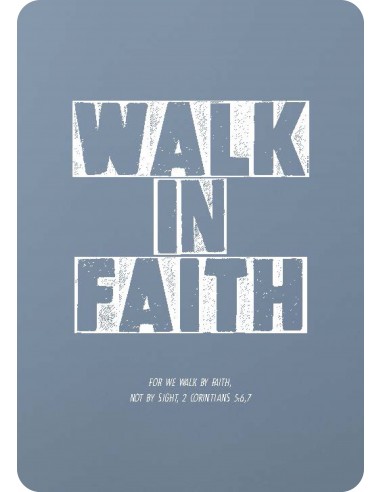 Minikaart walk in faith