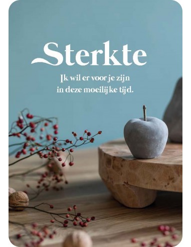 Minikaart sterkte ik wil er voor je zijn