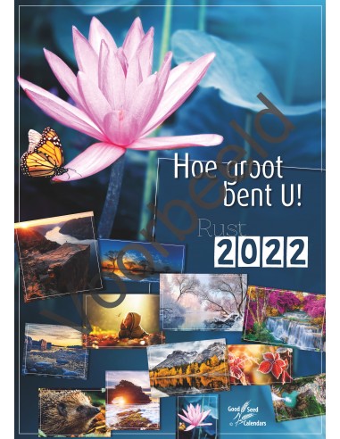 Posterkalender Hoe groot bent U! 2022