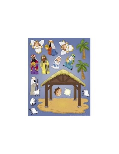 Nativity magnet set