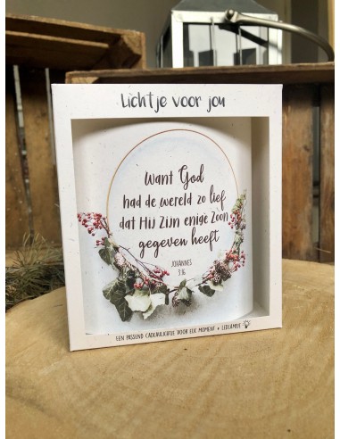 Lichtje voor jou: Want God had de wereld