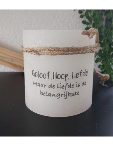 Windlicht S Geloof Hoop Liefde